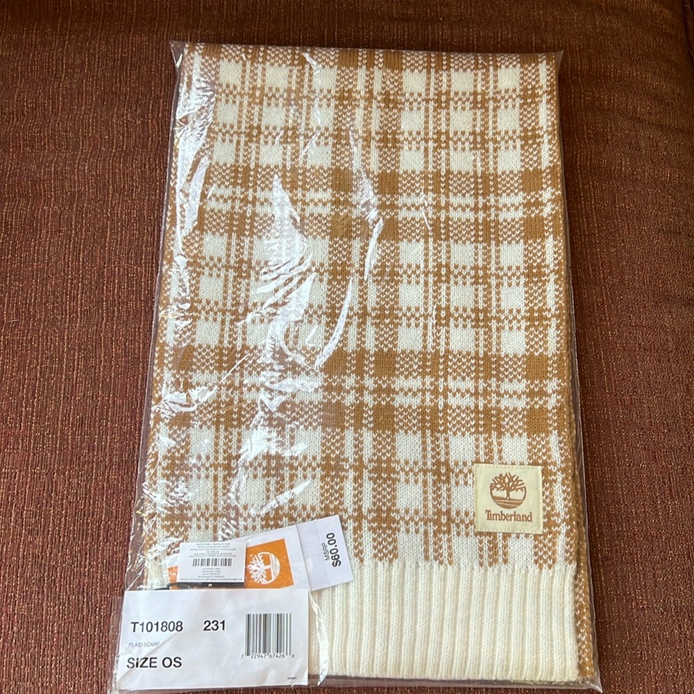 Timberland plaid scarf